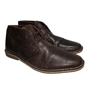 Red Tape Gobi Desert Chukka Boots, Milled Brown Leather Men's size 12